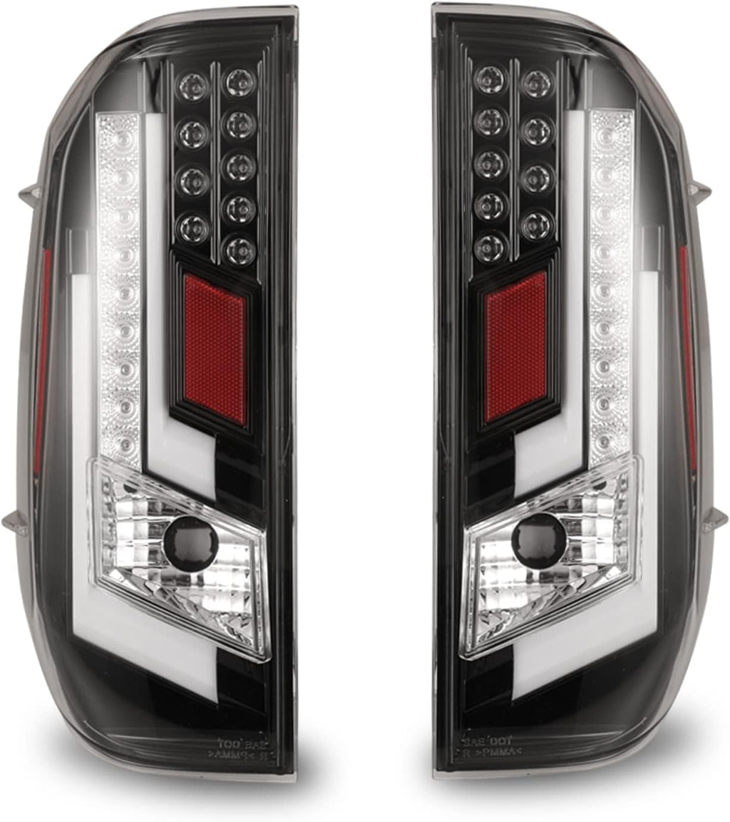 Gloss Black LED Tail Lights for 2014-2019 Toyota Tundra T373