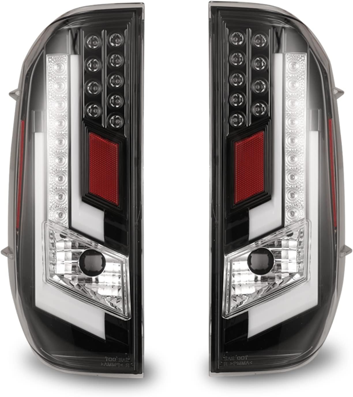 Gloss Black LED Tail Lights for 2014-2019 Toyota Tundra T373