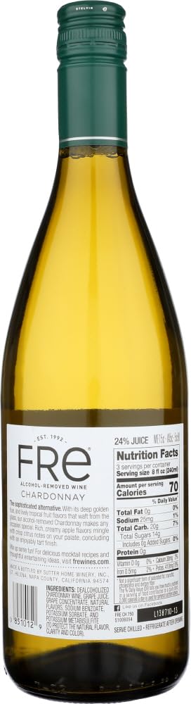 Non-alcoholic Chardonnay Wine 750ml L877776