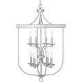 Eight Light Foyer Galvanized M6055