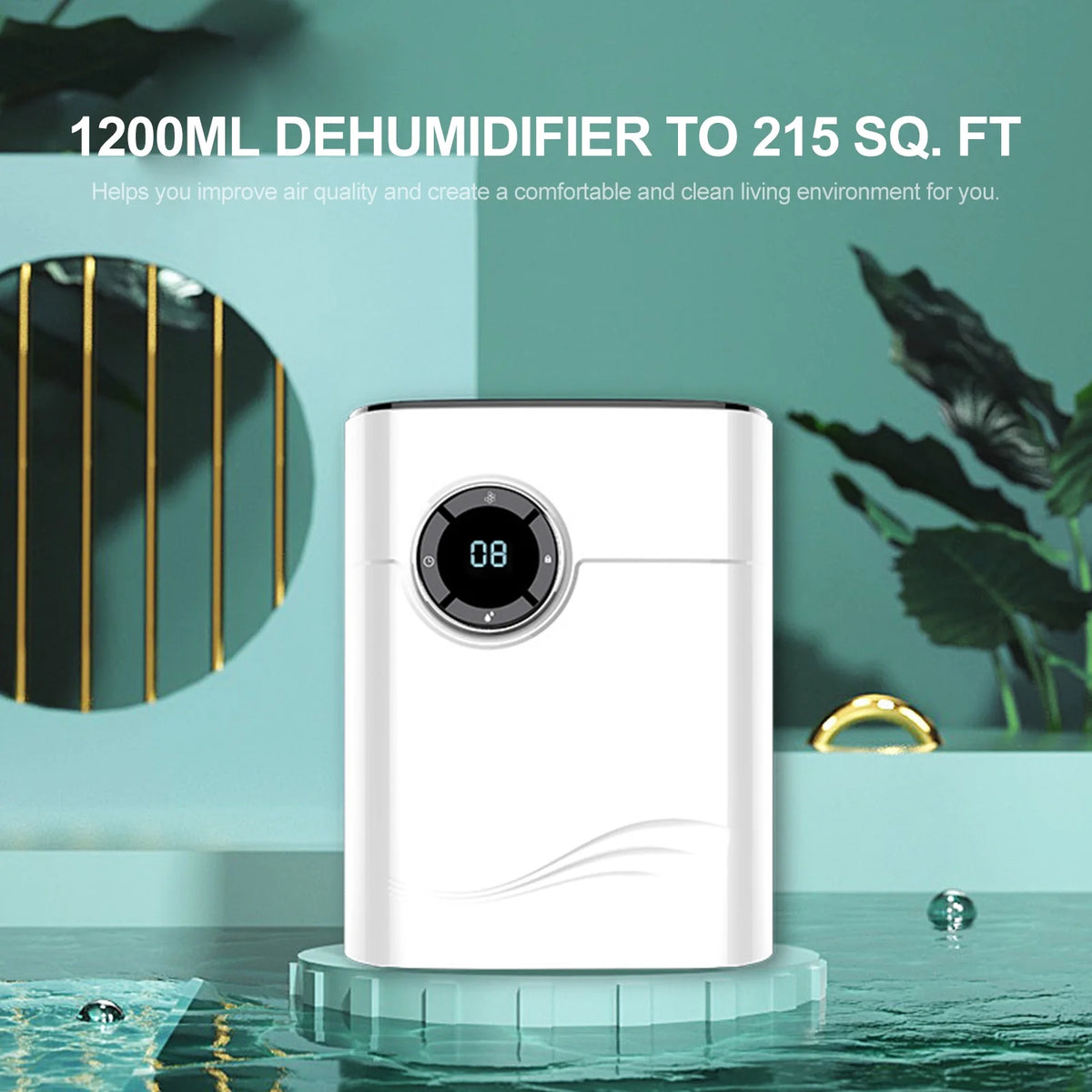 1200mL Portable Small Dehumidifier M22251