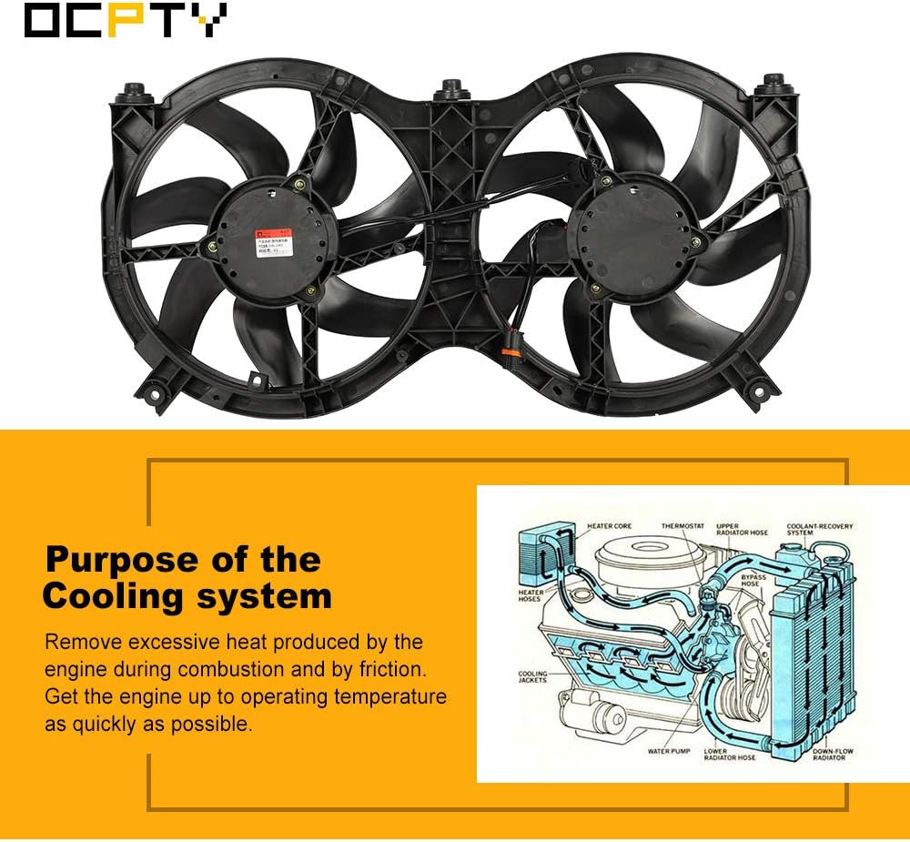 Replacement Cooling Fan Assembly for Infiniti JX35 QX60 Nissan Pathfinder S92599