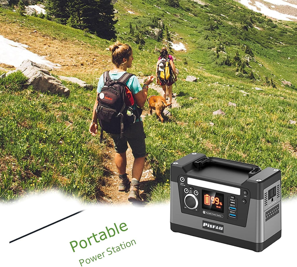 135Wh Portable Power Station Solar Generator Lithium Battery with AC Outlet X304