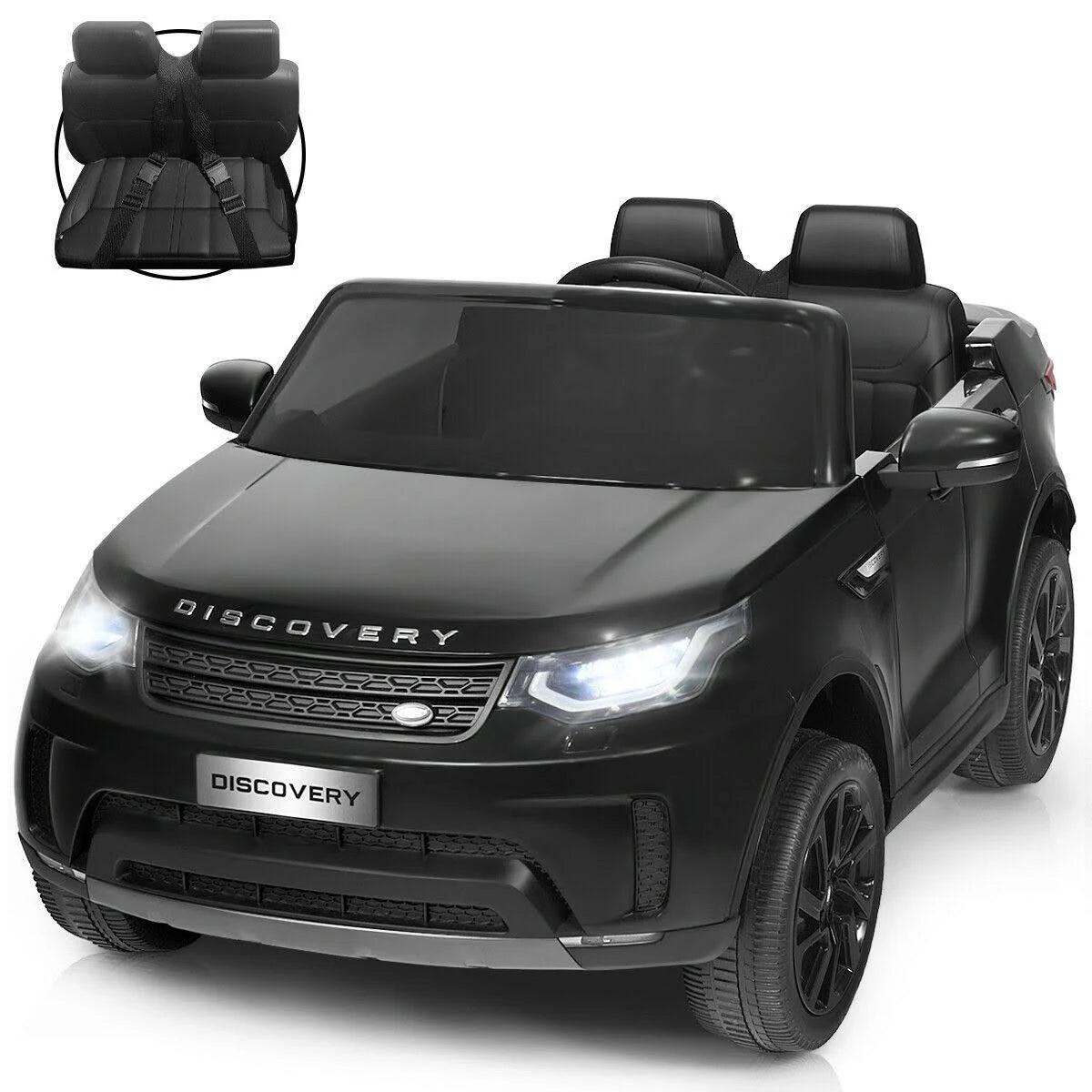 Black 2-Seater Ride on Car A6178