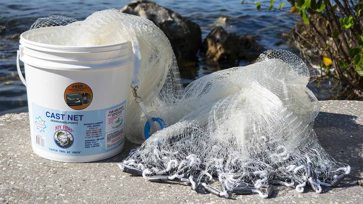 9 ft. Radius 5/8x22 Sq. Mesh Cast Nets G776