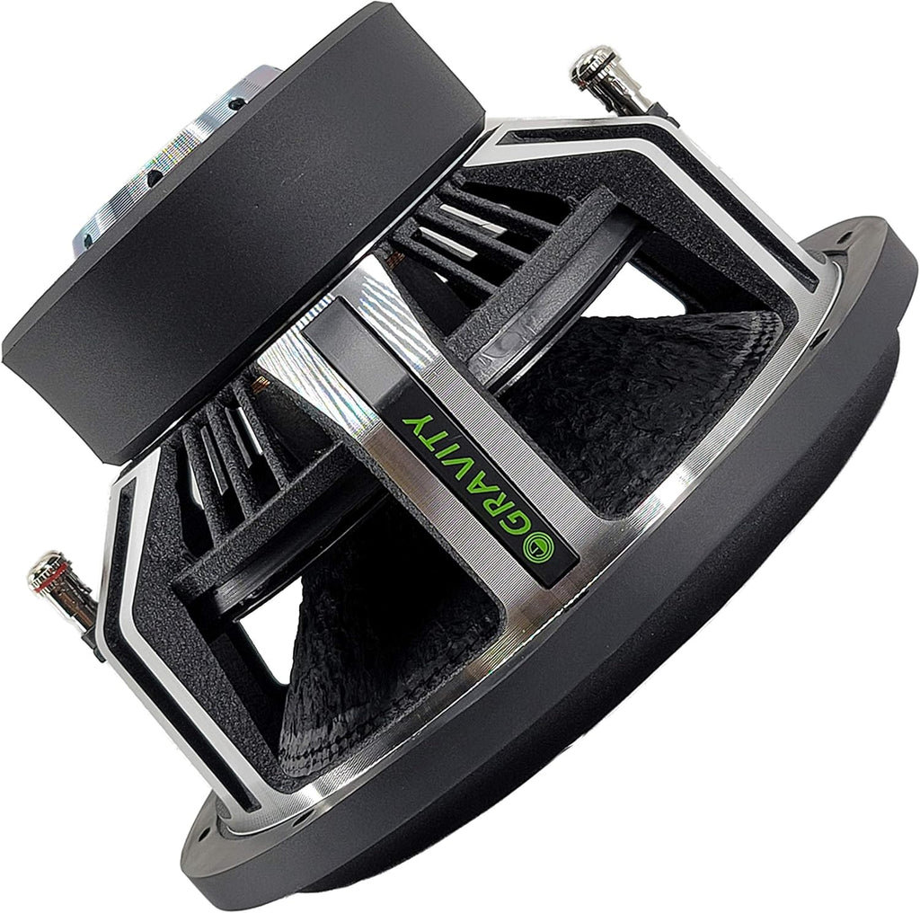 Pair of 12 Inch 6000 Watt Car Audio Subwoofer 4 Ohm DVC S84246