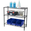 3-Tier Stackable Wire Shelving Unit Storage Rack C8038