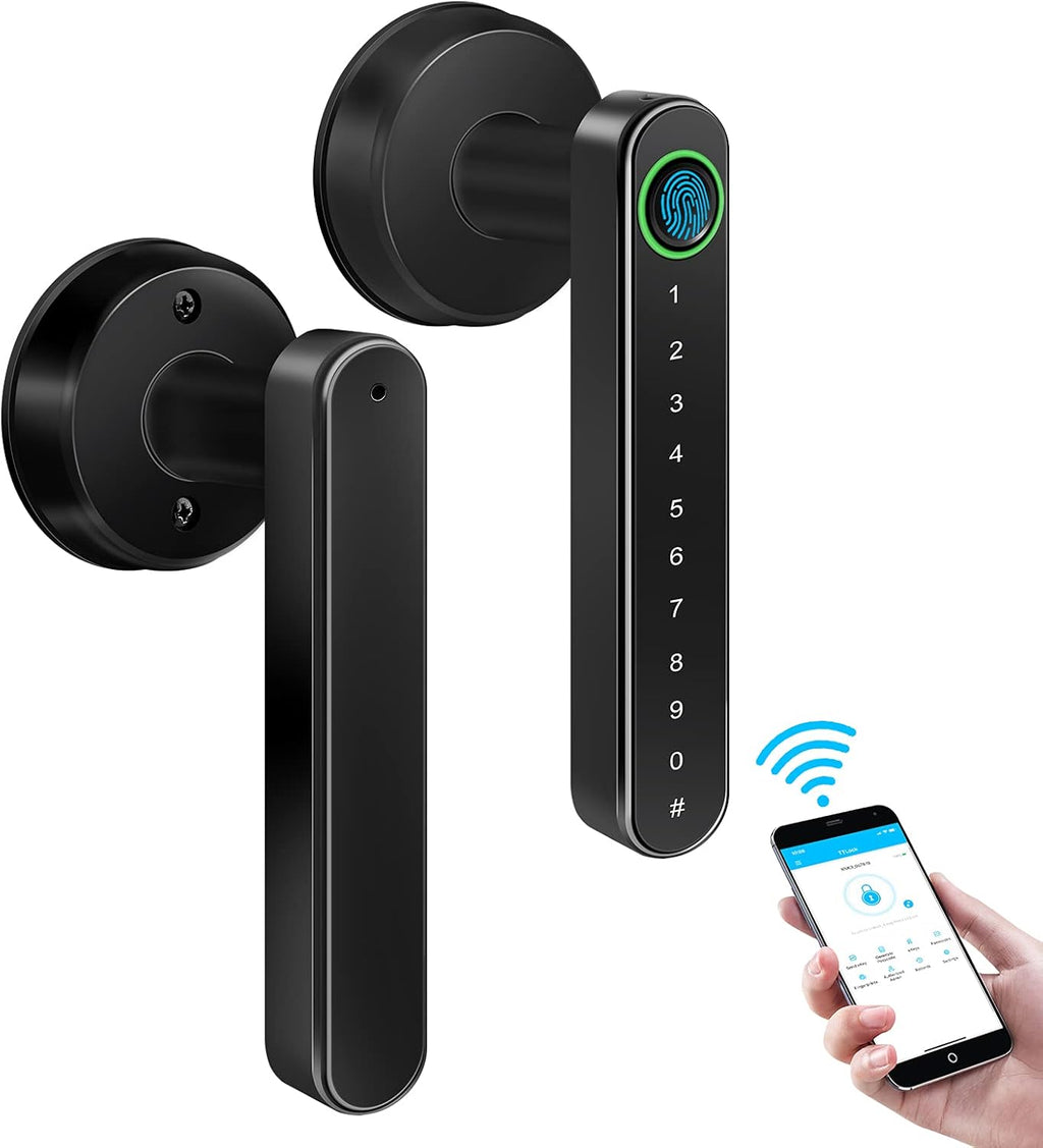 Smart Lever Door Lock with Handle Q947746