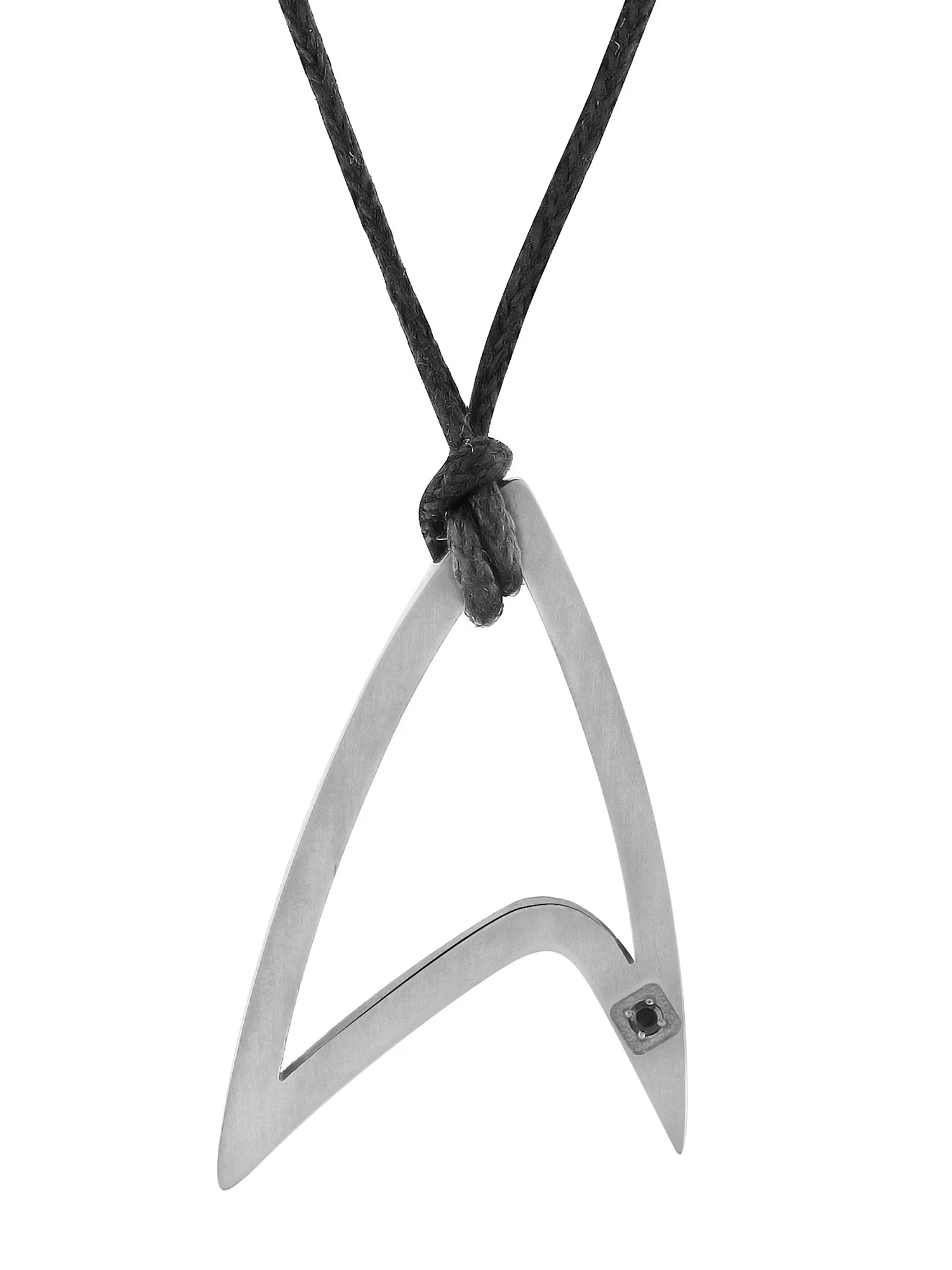 Titanium Starfleet Pendant with Rope Cord L242069