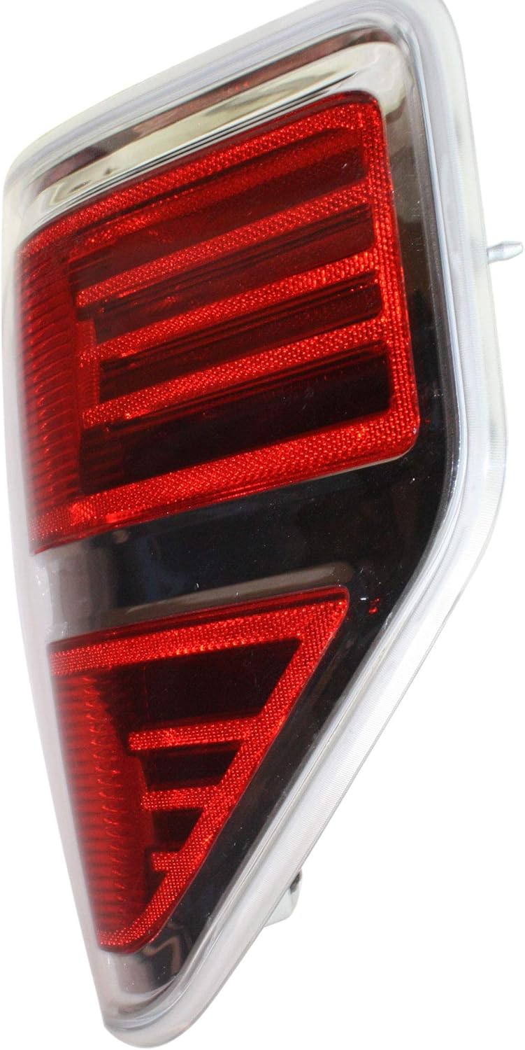 Tail Light Lens and Housing Chrome Passenger Side Pack of 2 J370195