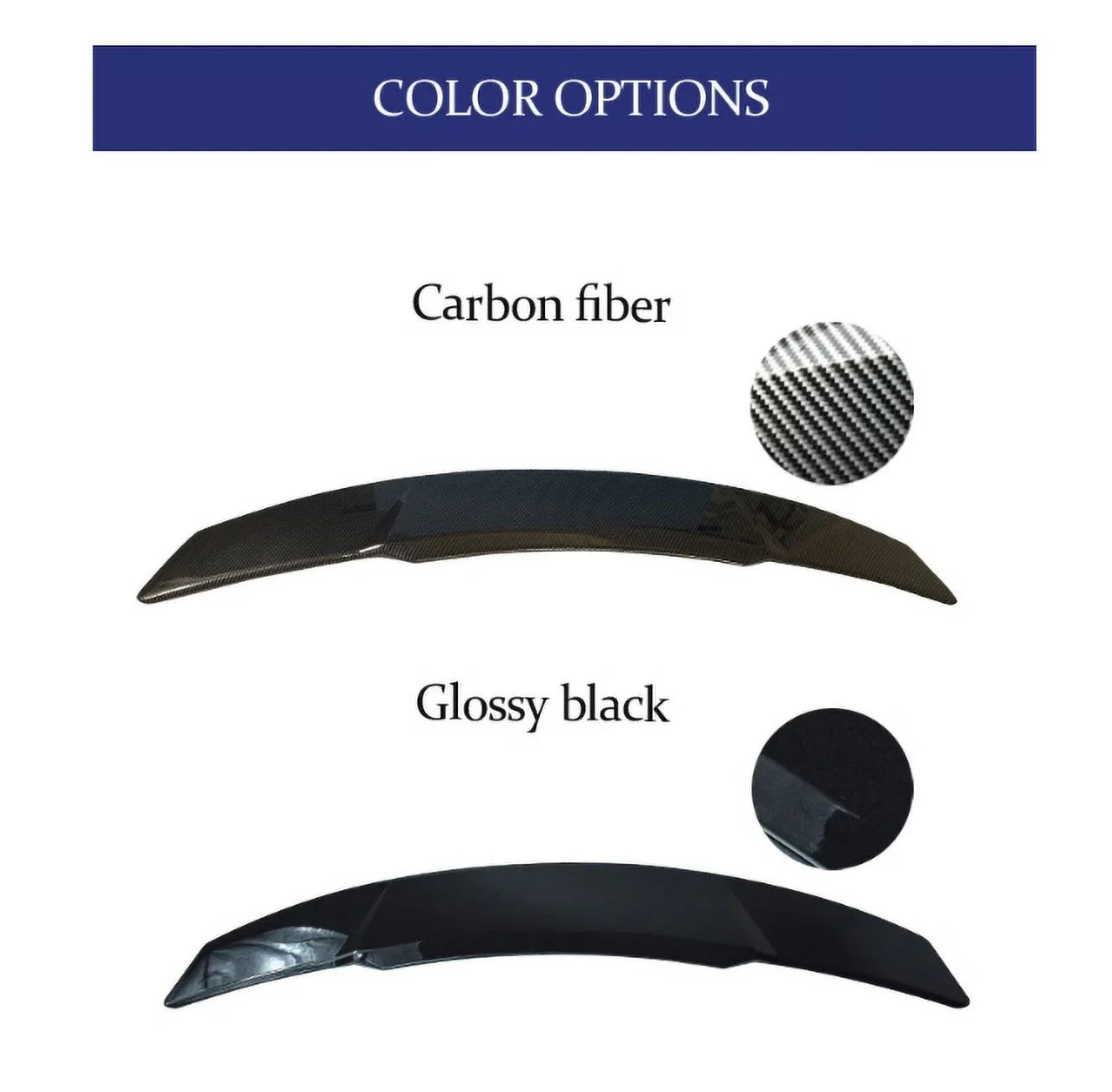 Carbon Fiber Universal Rear Trunk Spoiler Wing B837859