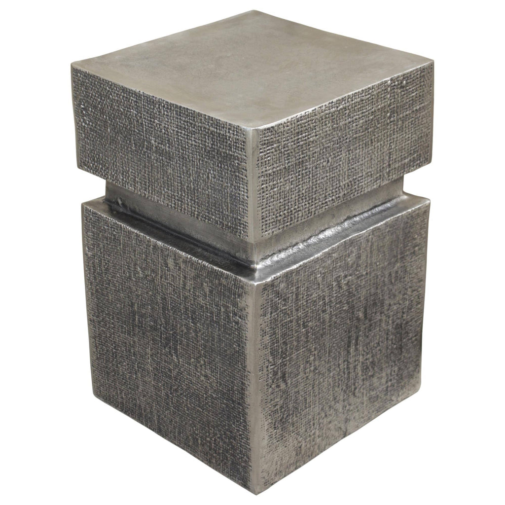 Antique Nickel Accent Table C503860