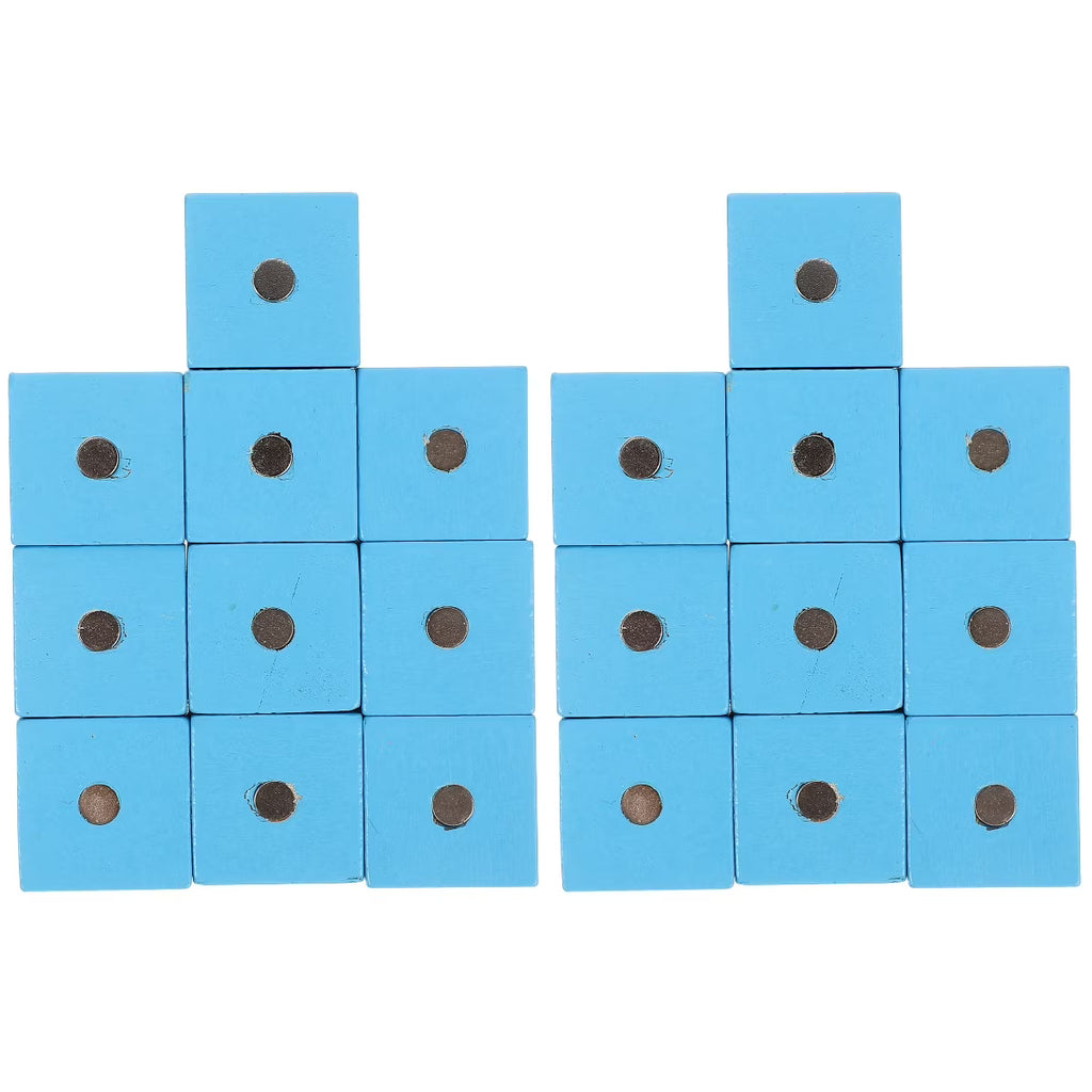 20 pcs Magnetic Wooden Blocks H320277