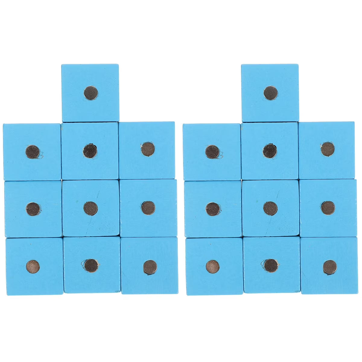20 pcs Magnetic Wooden Blocks H320277