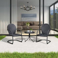 Black 20.10x22 Long Bistro Set J4930