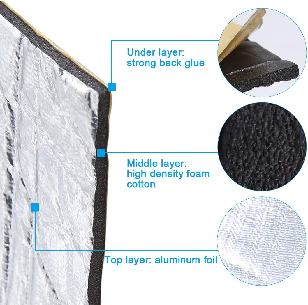 197mil 5mm 6.46sqft Aluminum Foam Mat Pack of 2 S87920