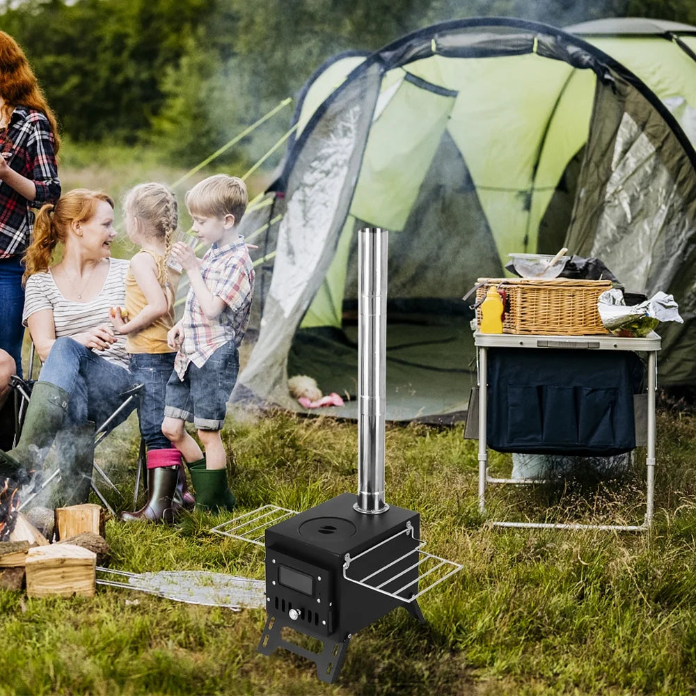 Stainless Steel Foldable Camping Wood Burning Stove O256004