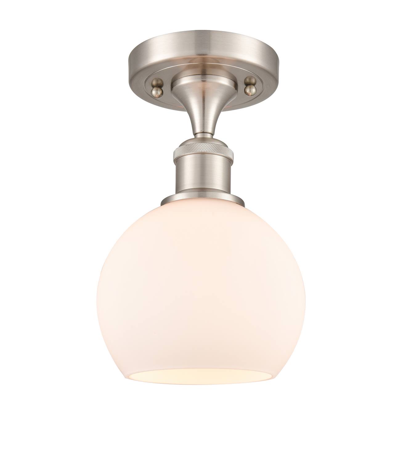 Brushed Satin Nickel Semi-Flush Mount Light Z2994