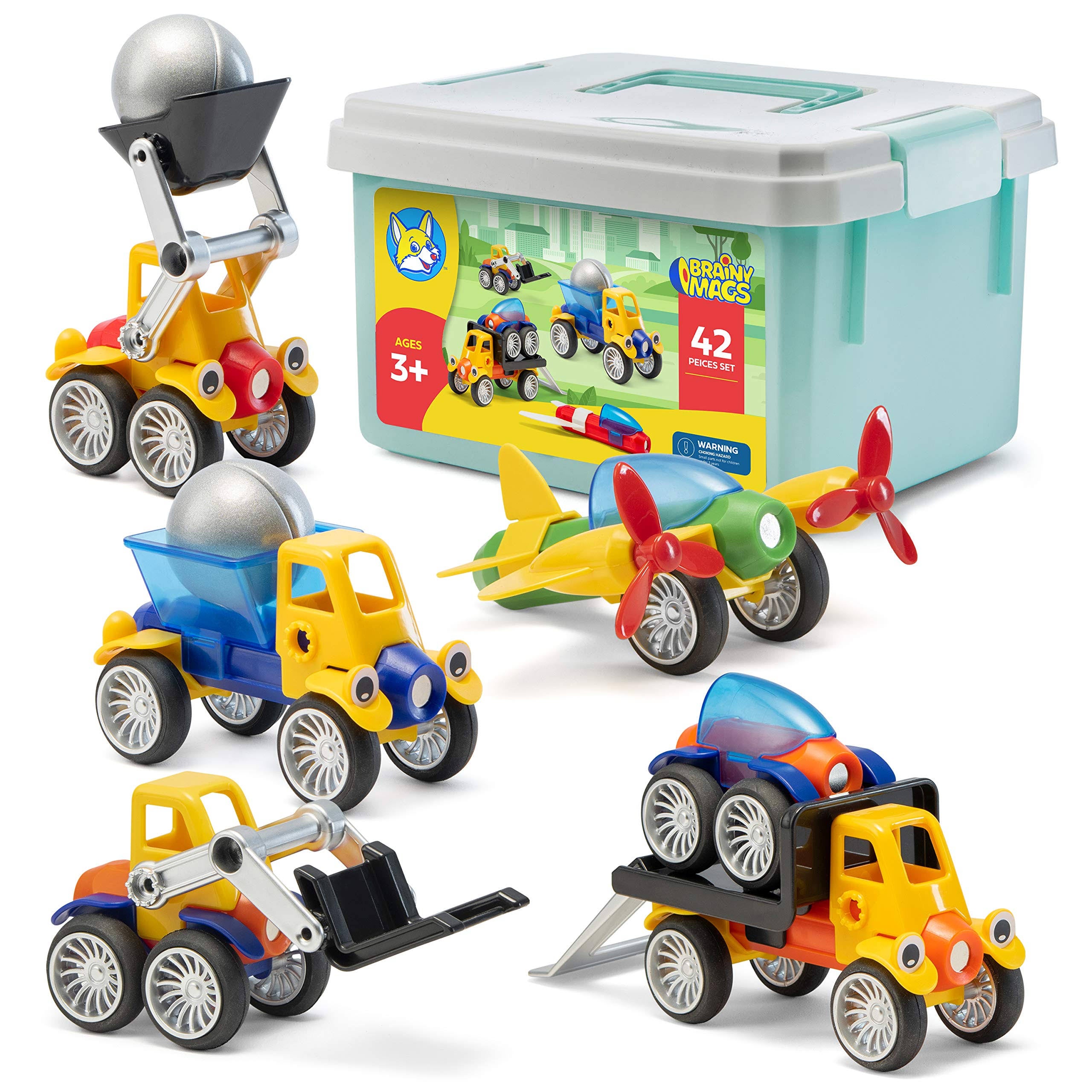 Magnetic Toy Cars Set S19803
