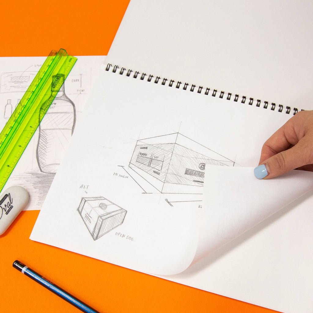 30 Ct 8.5 inch x 11 inch Spiral Sketch Book A41300
