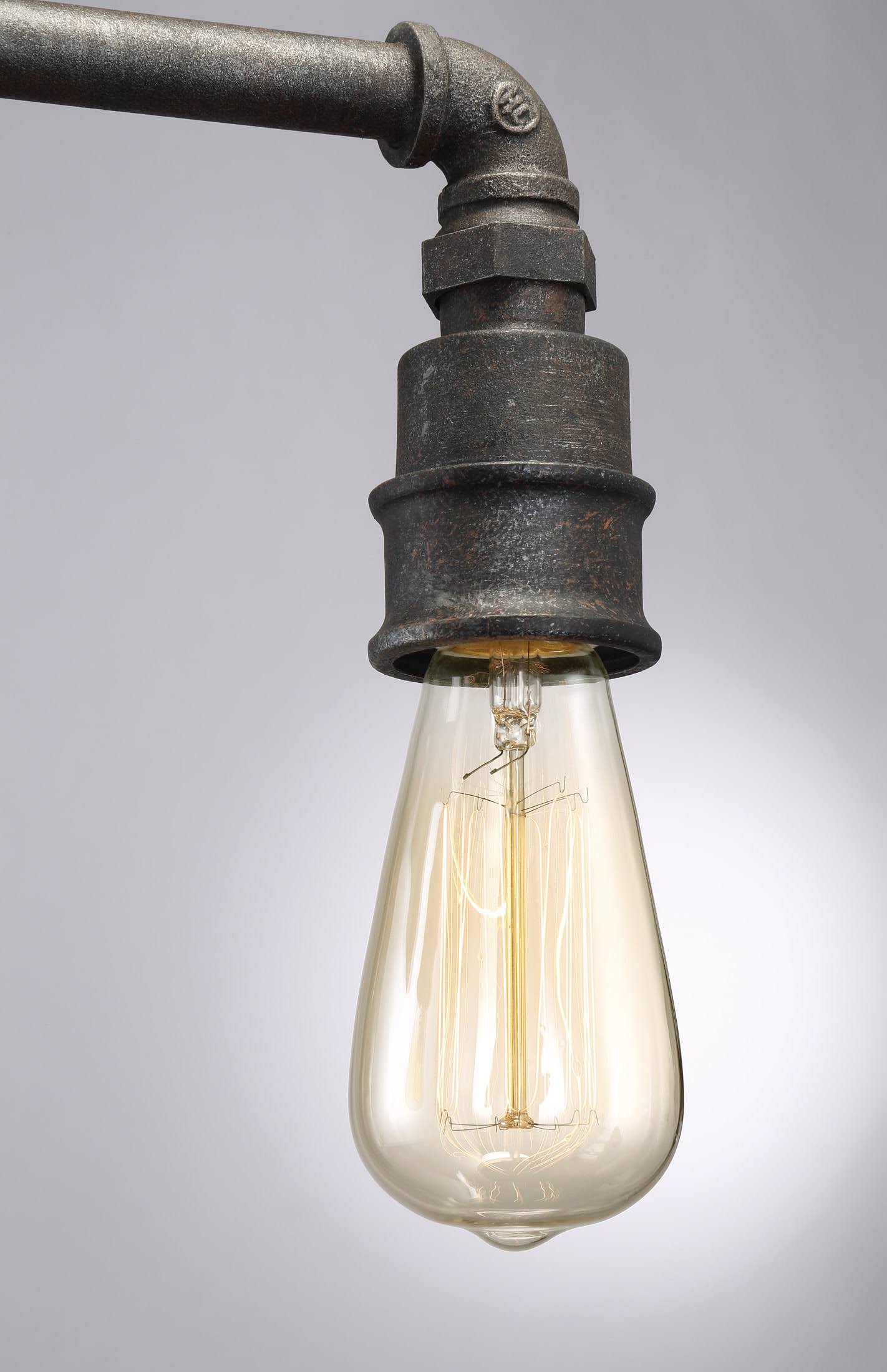 Rustic Black 3 Bath Light R735395