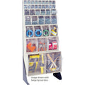 Tip Out Bin Floor Stand Single Sided 48x22 H Gray I192