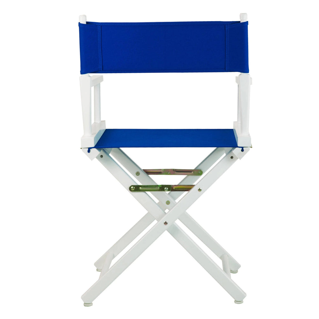 White Frame Black Canvas Director's Chair U11092