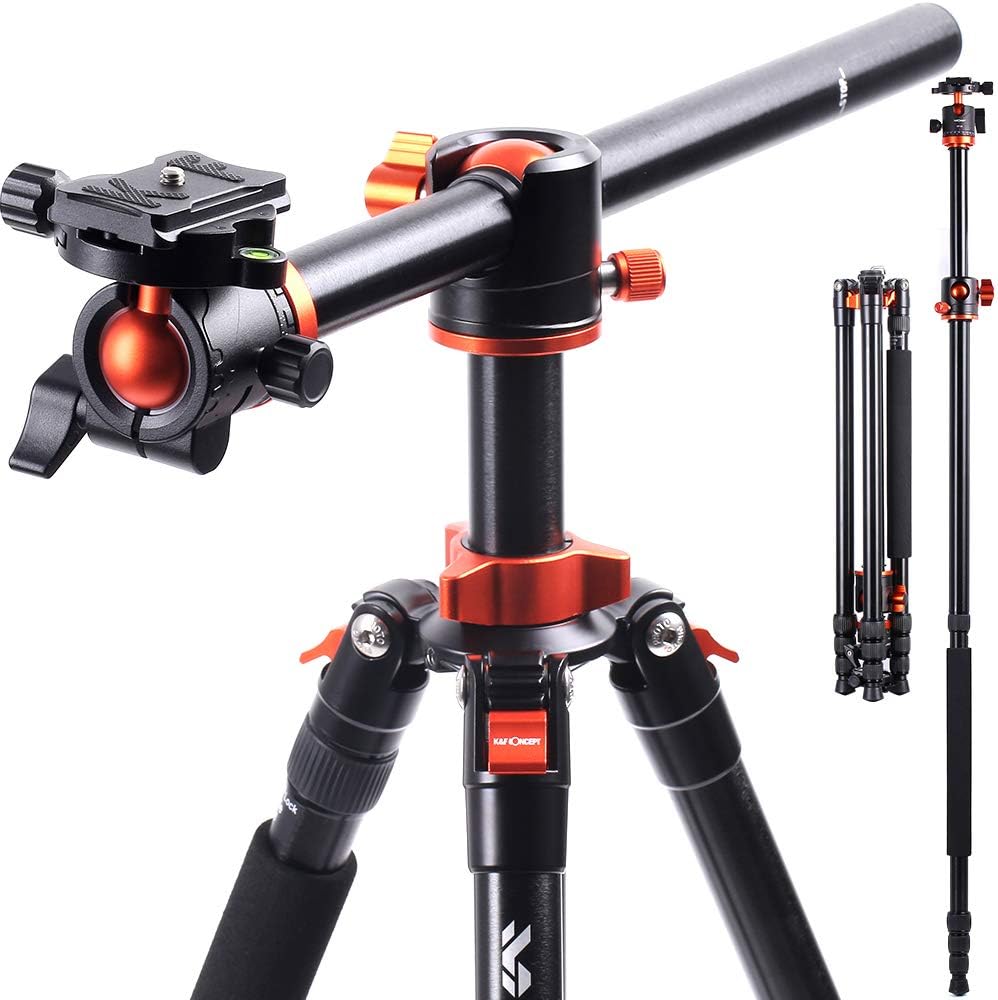 94 Inch 4 Section Aluminium Camera Tripod with 360 Degree Ball Head Quick Release Plate S2168