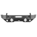 Textured Black Steel Stubby Front HD Bumper M112