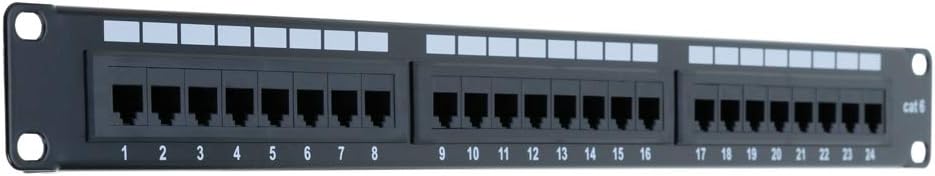 48-Port Cat5/5e Unshielded Wallmount Rackmount Patch Panel V262972