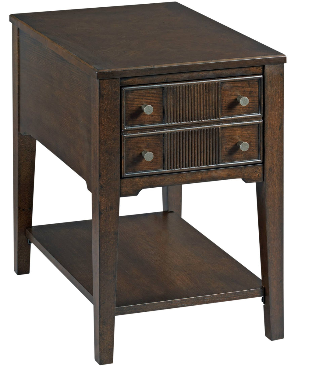 Warm Espresso Chairside Table P80058