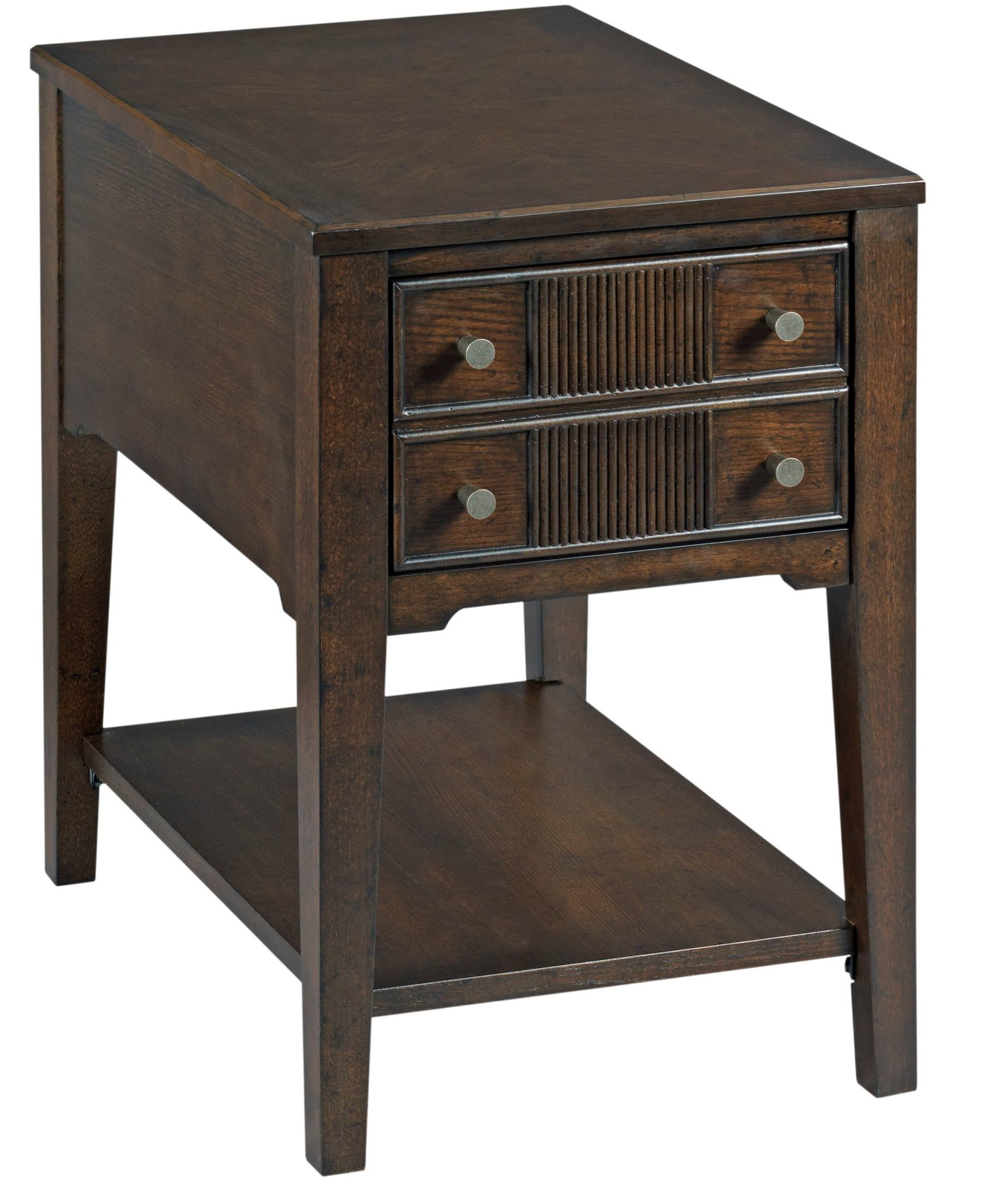 Warm Espresso Chairside Table P80058