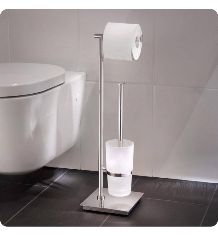 Stainless Steel Polished Toilet Roll Holder E412
