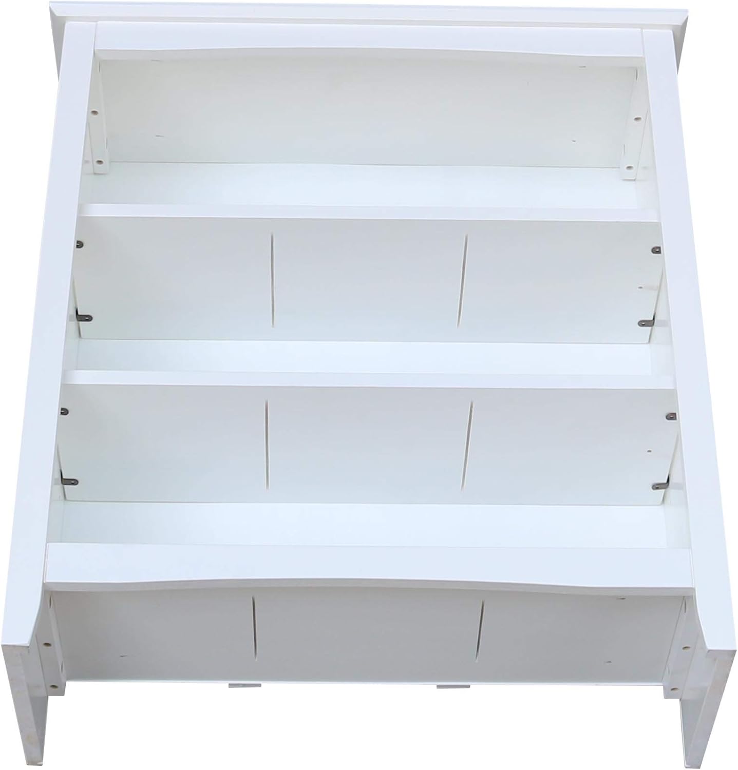 White Bookcase L8355