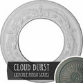 13 1/4 inchod x 7 1/8 inchid x 7/8 inchp Salem Ceiling Medallion X951