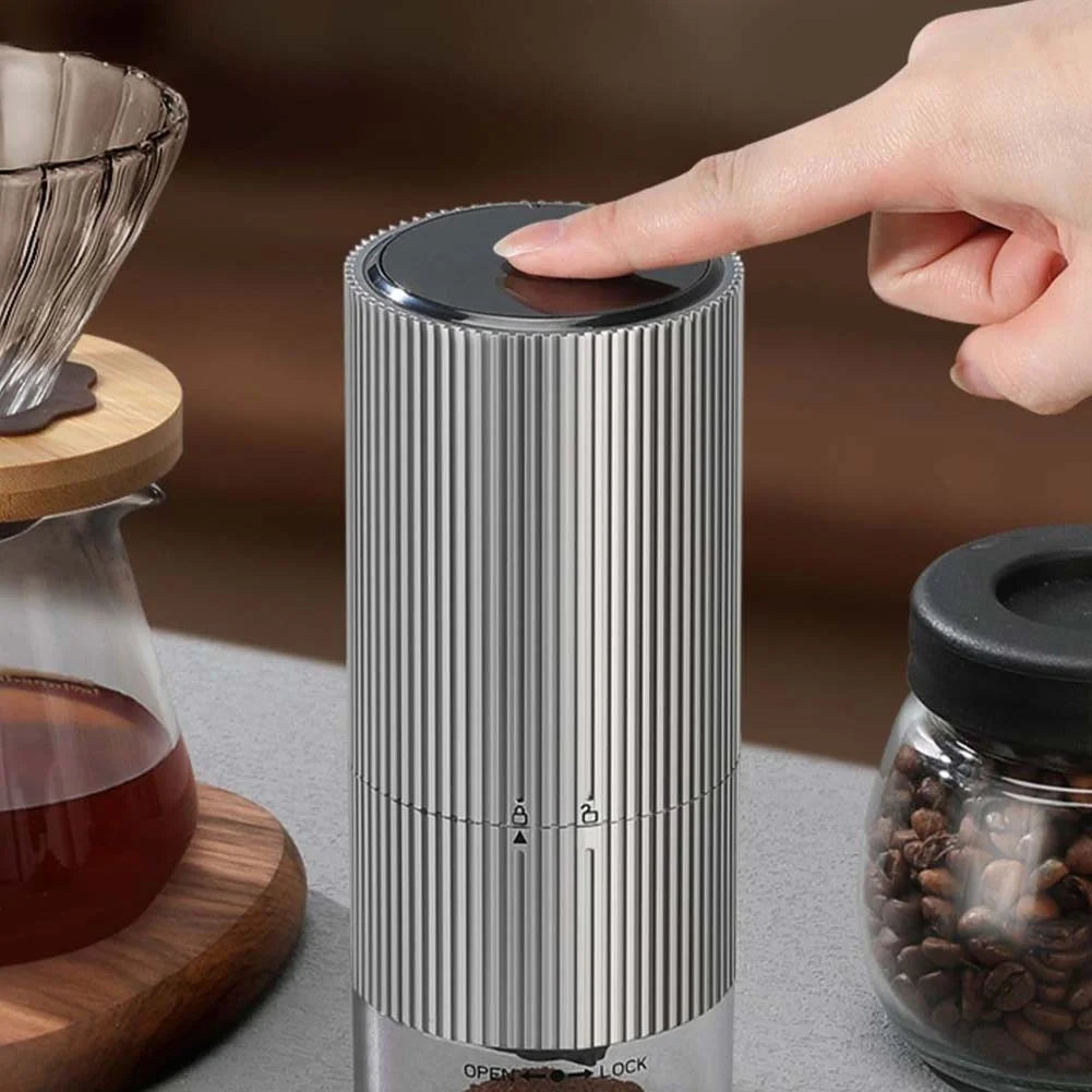 Stainless Steel Electric Coffee Bean Grinder Y55298
