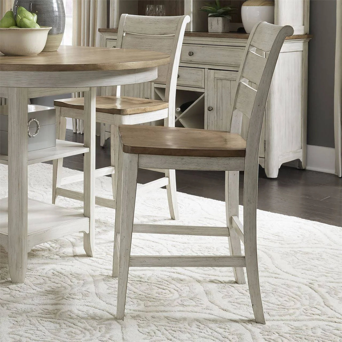 Ladder Back Counter Chair R1752