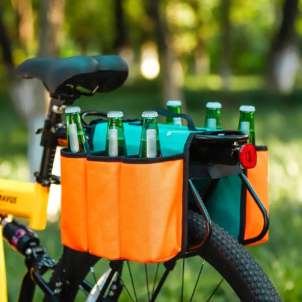 Rearseat Drink Bottle Bag Bike Water Bottle Holder Cycling Storage Bag I918