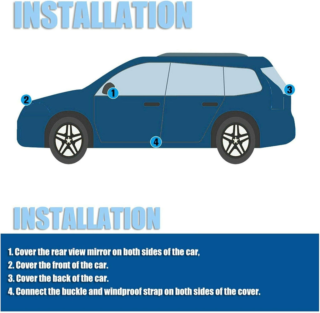 Blue Waterproof Car Cover R66716