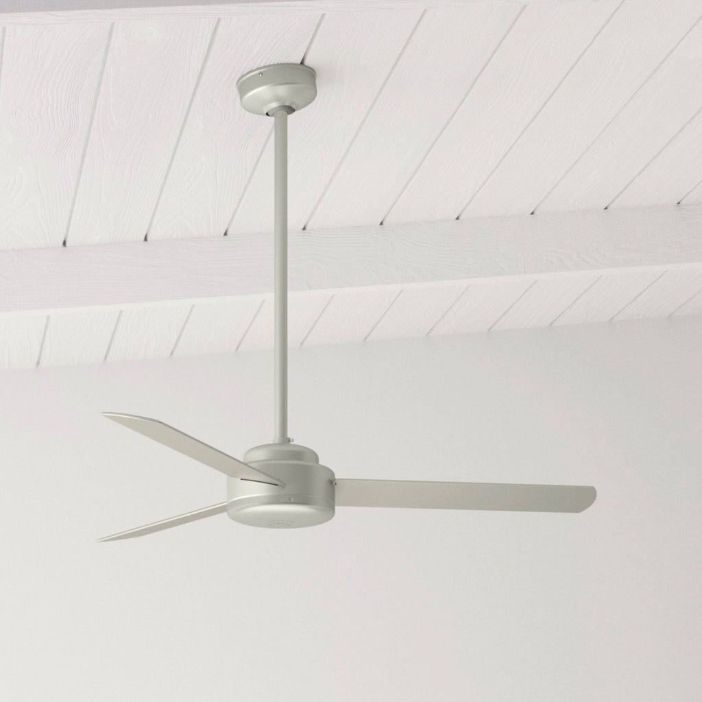 Matte White Ceiling Fan with Wall Control T259801