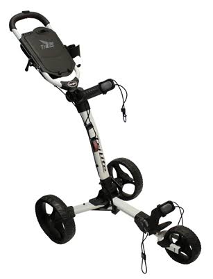 Black / White 3 Wheel Push Golf Cart K75785