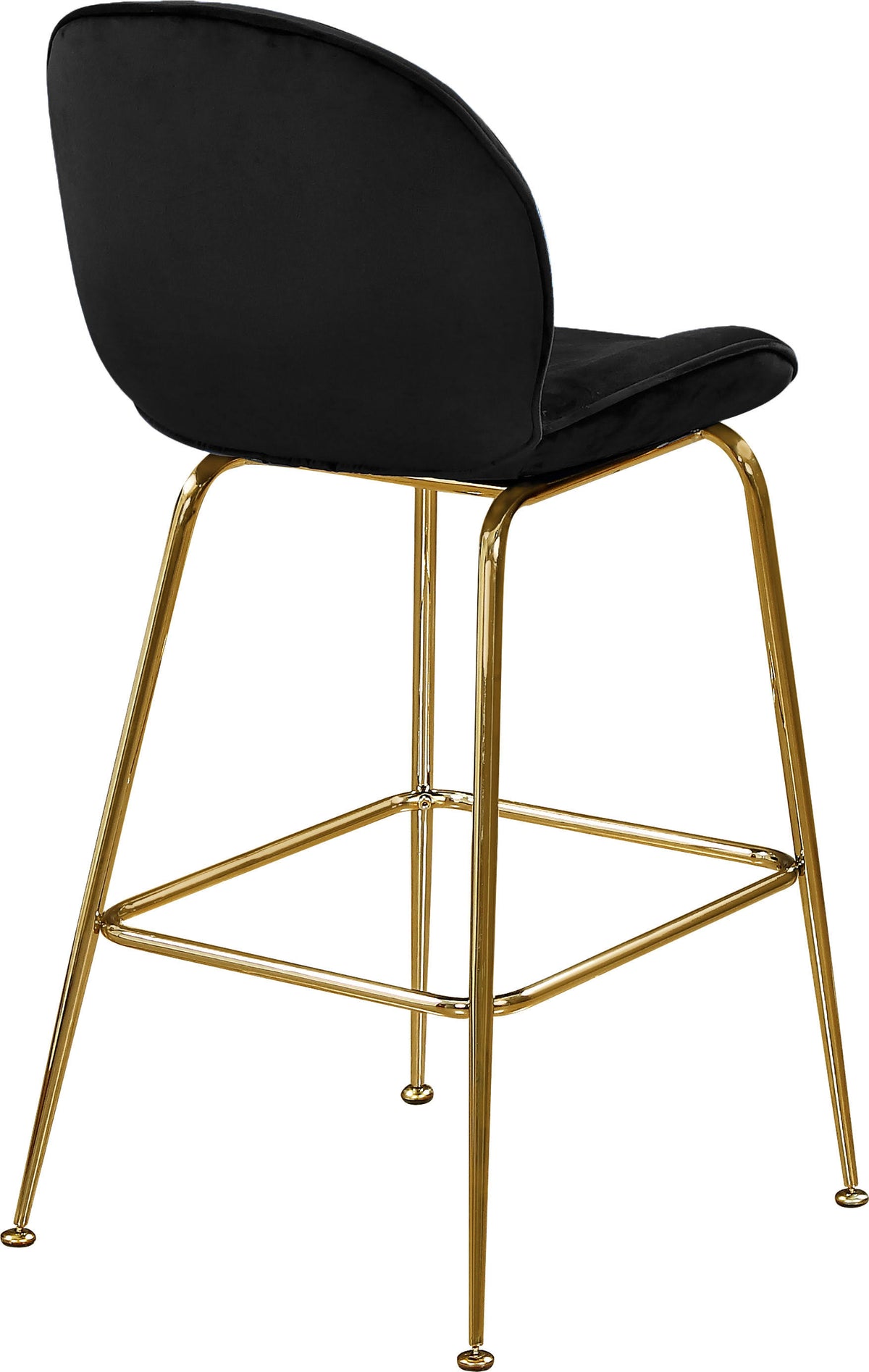 Black Velvet Stool Set of 2 T271367