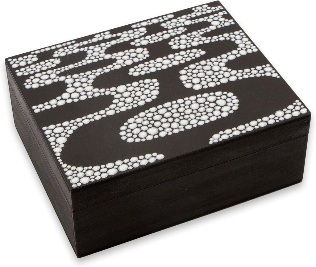 Azure Wood Jewelry Box D298792