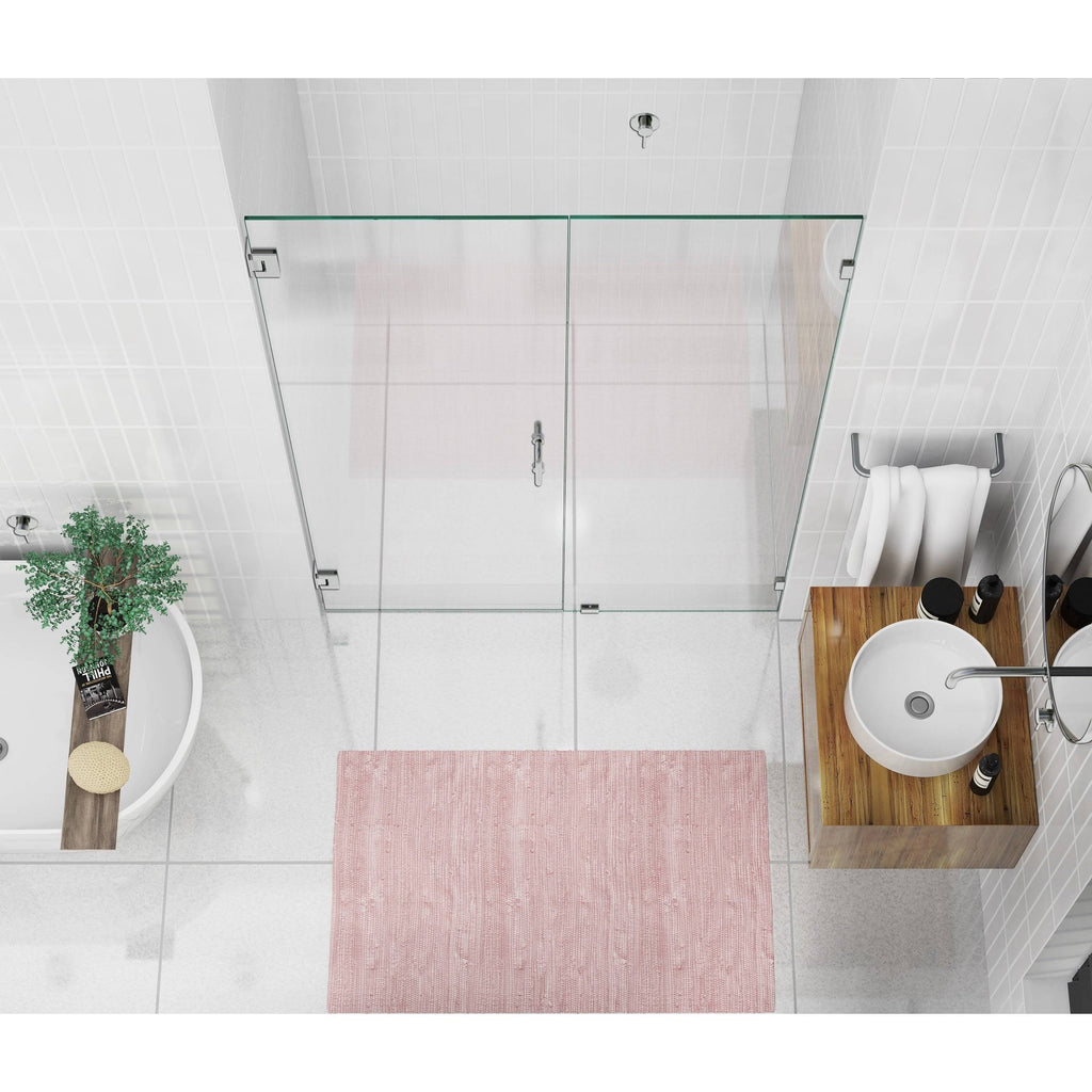 Frameless Shower Door (Oil Rubbed Bronze) X2374
