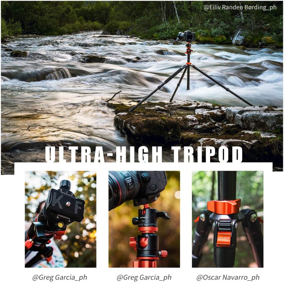 94 Inch 4 Section Aluminium Camera Tripod with 360 Degree Ball Head Quick Release Plate S2168
