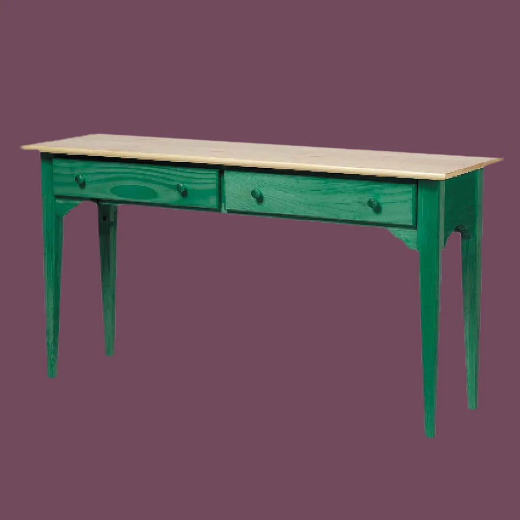 Hunter Green Solid Pine Sofa Table U6527