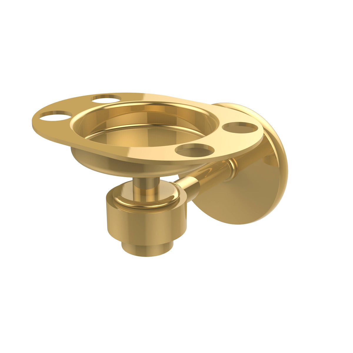 Polished Brass Tumbler/Toothbrush Holder D404689