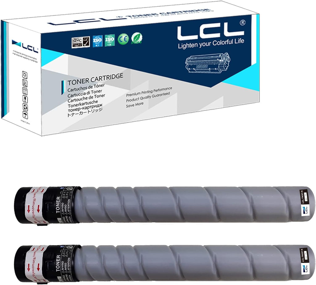 2-Pack Black High Yield Toner Cartridge D611801
