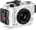 White Waterproof Diving Case for Olympus TG-6 K628132