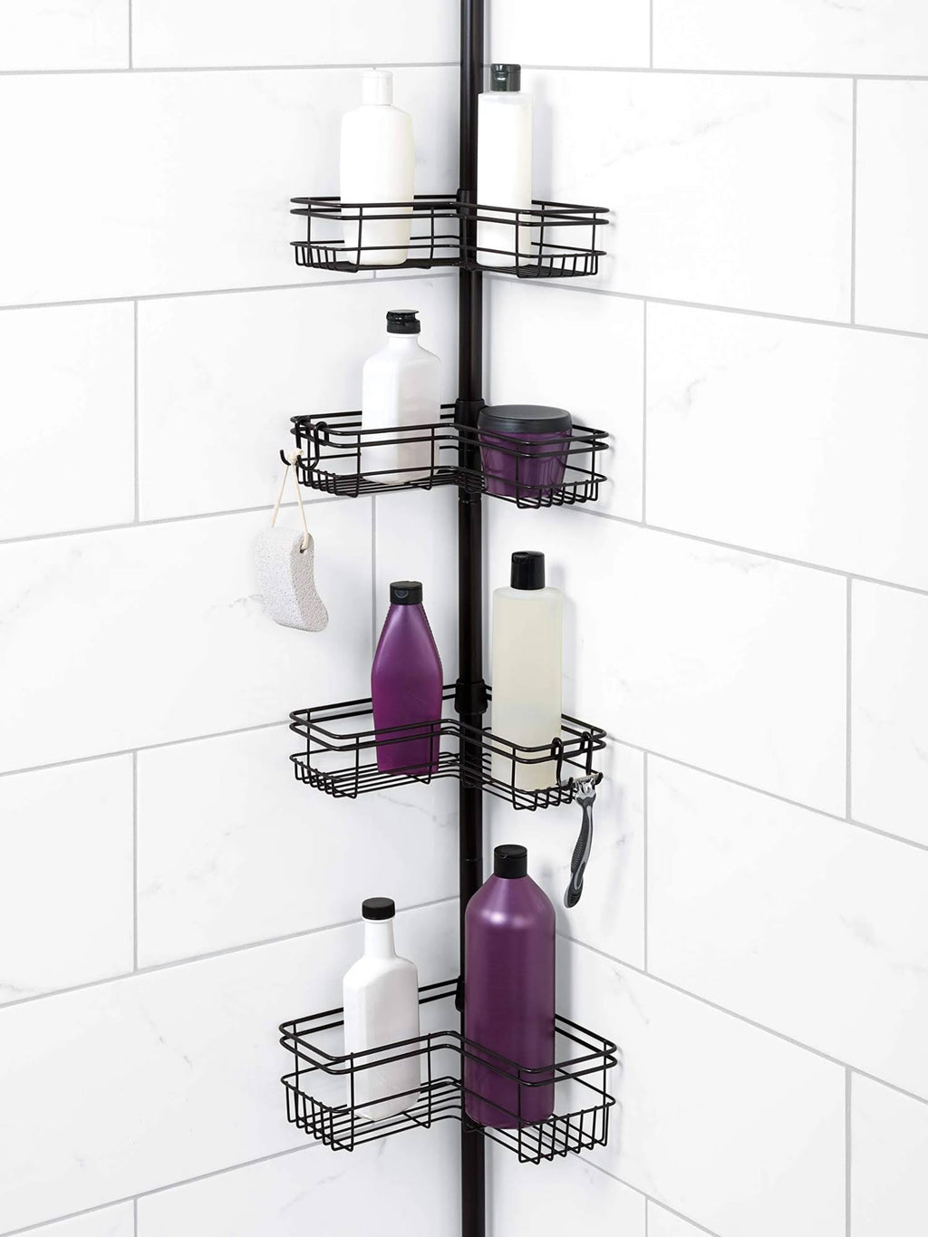 Bronze Pole Shower Caddy S3139